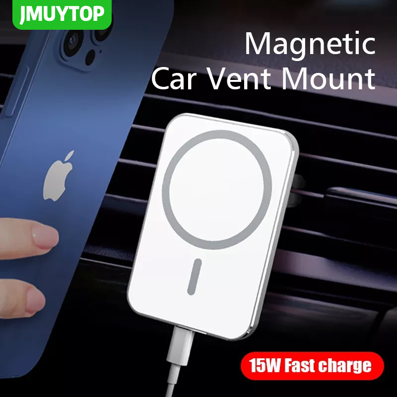15W Magnetic Wireless Car Charger Mount Adsorbable Phone