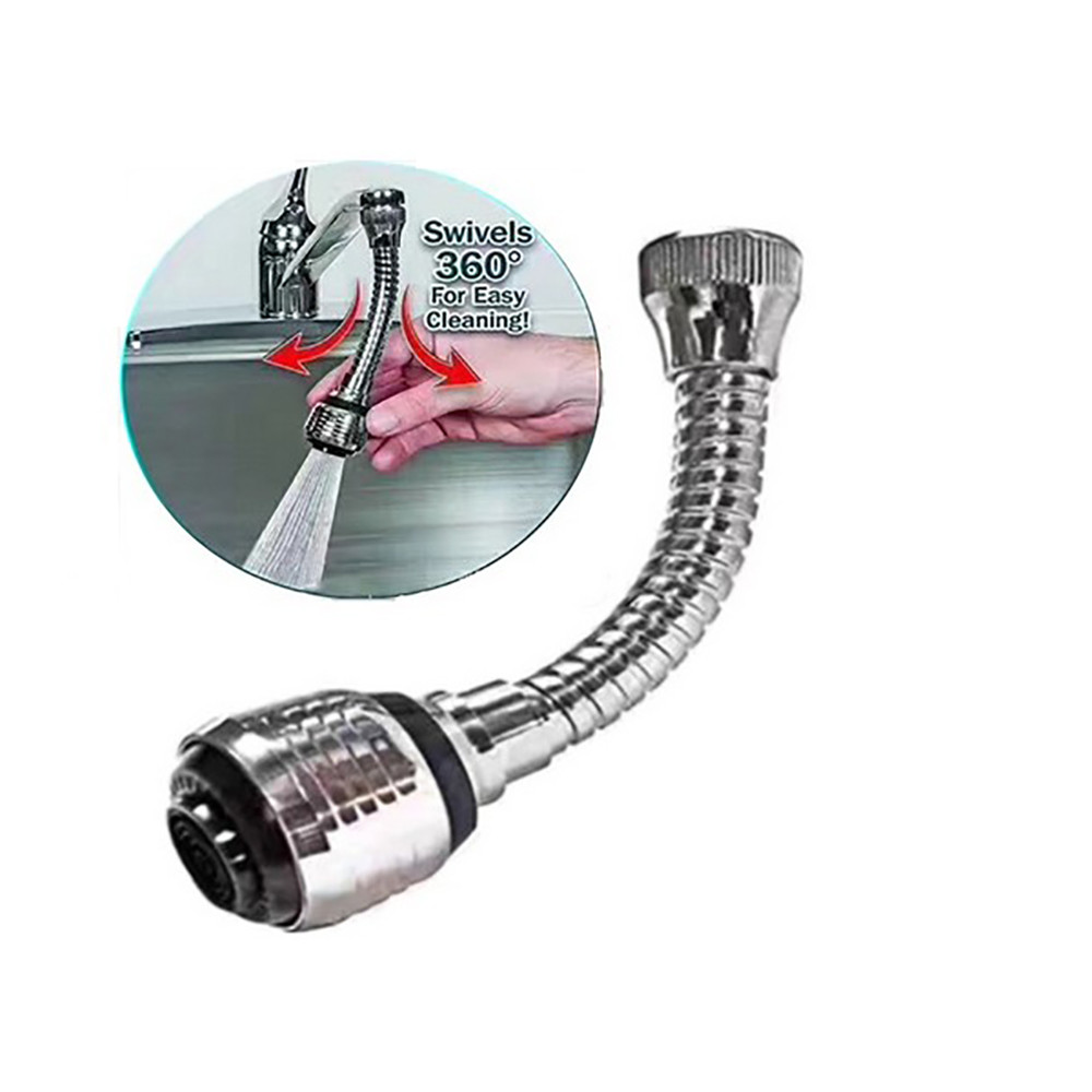 Kitchen Accessories Stainless Steel Rotatable Water Saver Faucet Extender for Home Kitchen